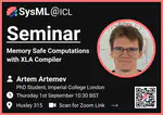 Seminar #4 - Artem Artemev - Memory Safe Computations with XLA Compiler 